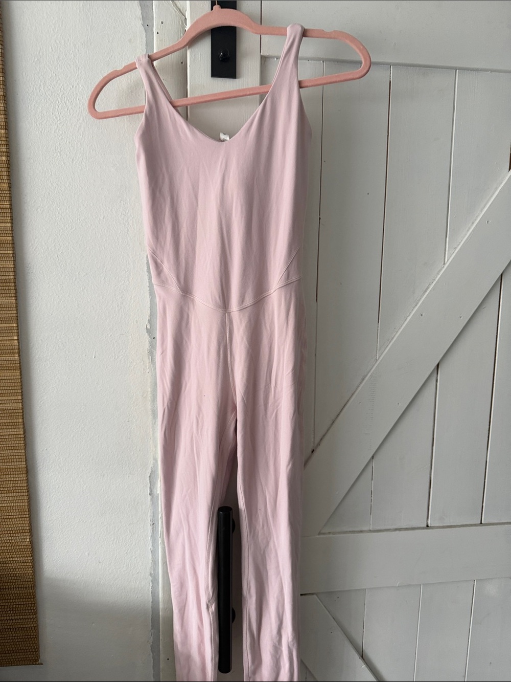 lululemon athletica Light Pink Sleeveless Jumpsuit Sz 4